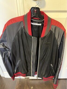 Givenchy Lamb Leather Bomber Jacket Size 52 Retail $￼3,625